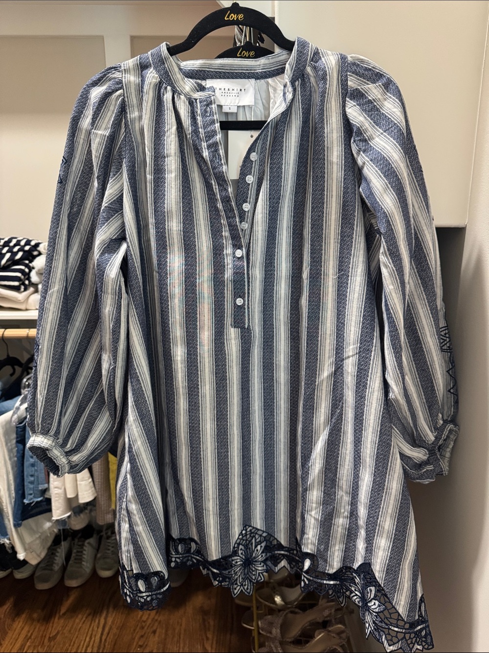 The Navy Stripe Samara Dress